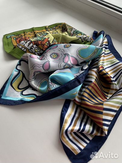 Шарф палантин шелк