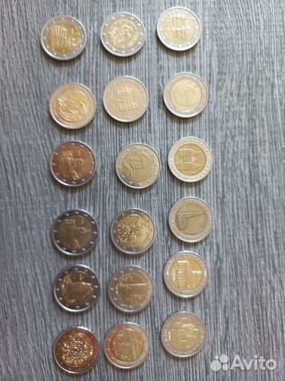 Монеты 2 евро юбилейные