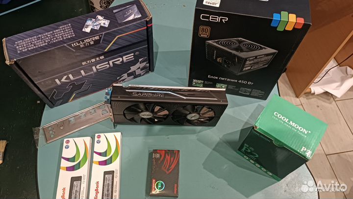 Игровой компьютер 16яд 3.5гц+MsiRx580 8g+16озу+nvm