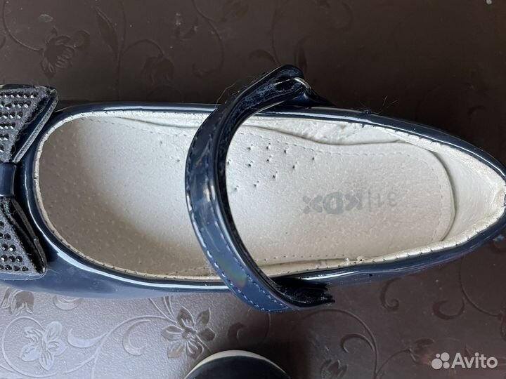 Туфли школьные для девочки 31 размер новые