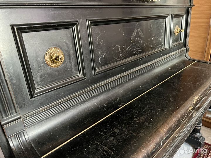 Антикварное пианино Rud Ibach Sohn