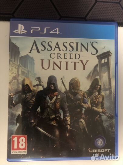 Assassins creed unity ps4 диск