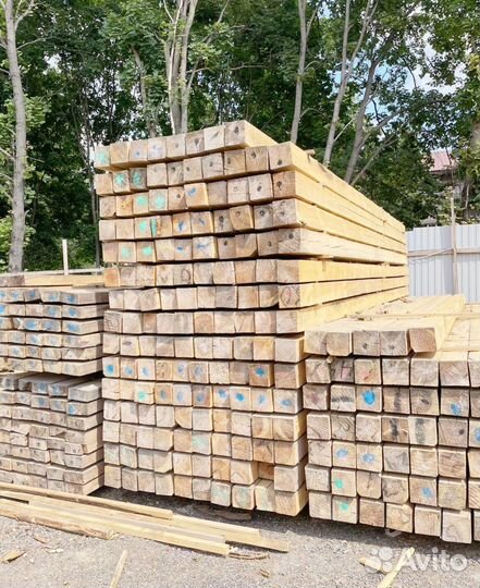 Доска обрезная 25х100х6000мм 1 сорт ГОСТ