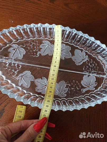 Хрустальная менажница