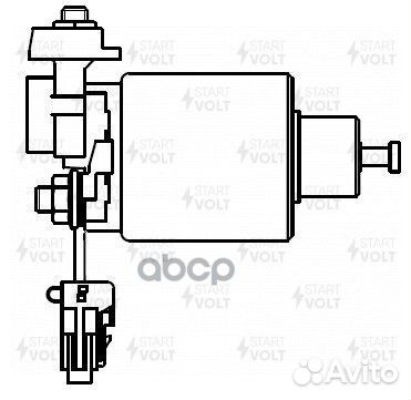 Реле втягивающее стартера для а м Nissan X-Trail