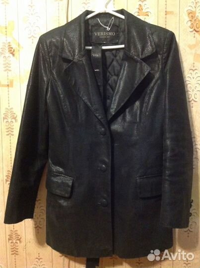 Нат Замша Лазерная обработка Verismo Пиджак Винтаж