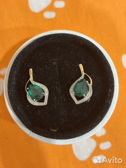 Золотые серьги 585 пробы