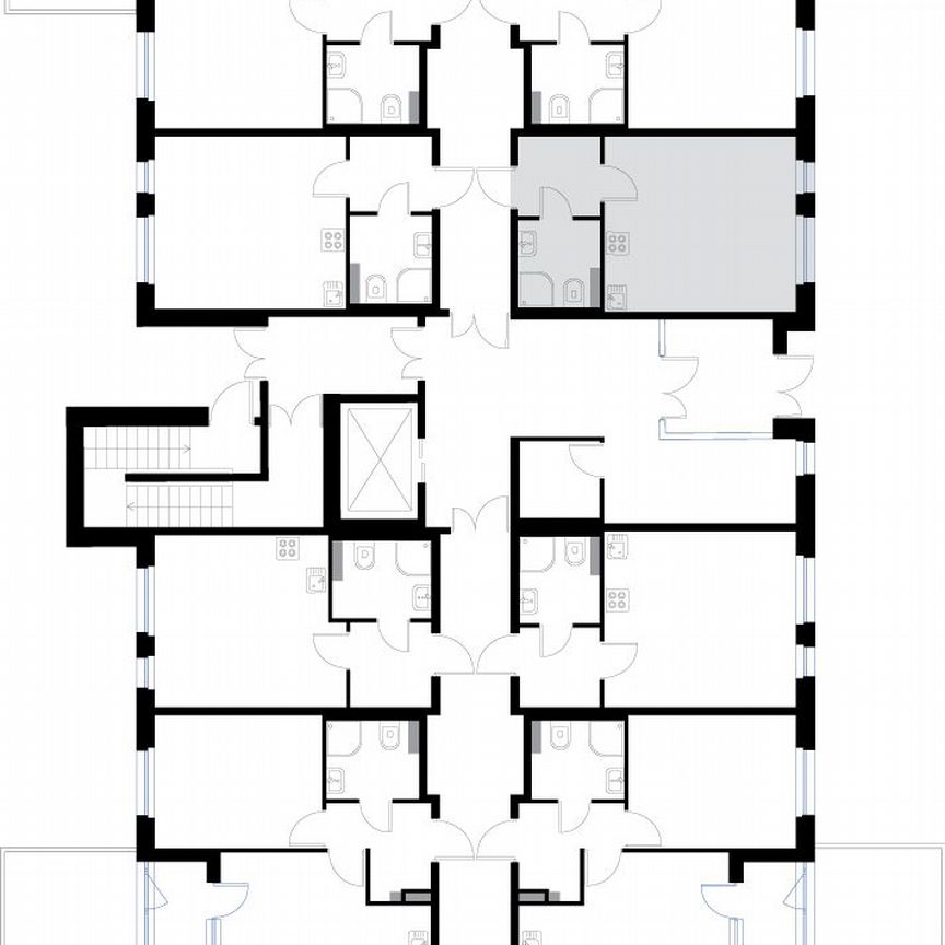 1-к. квартира, 24,7 м², 1/3 эт.