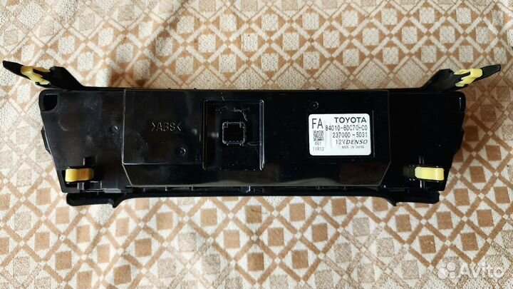 Блок управления климатом иойота прадо