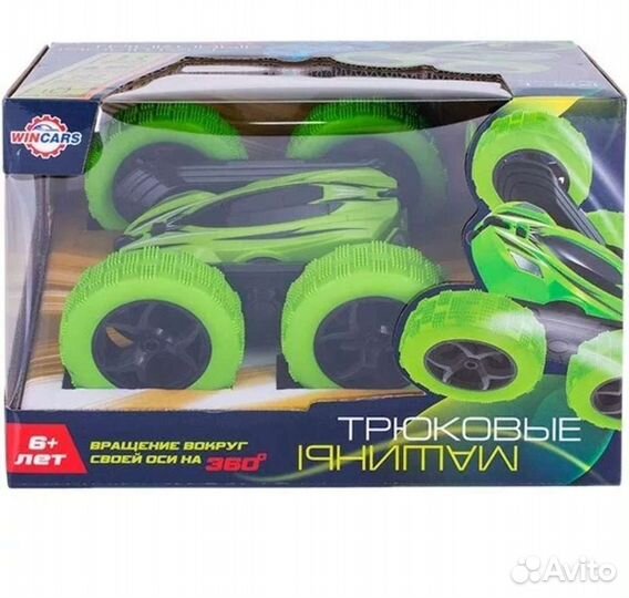 Wincars Машинка трюковая Перевёртыш Р/У 16 см