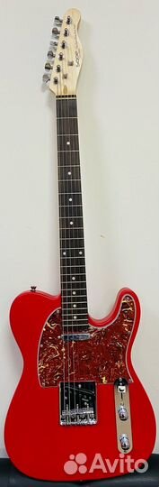 Электрогитара новая sqoe Setl300 red Telecaster