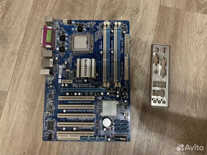 Материнская плата 775 gigabyte