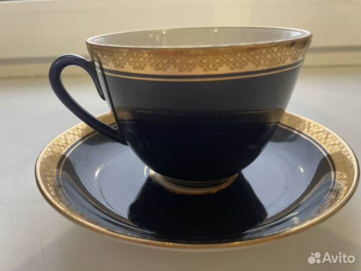 Чайный сервиз лфз кобальтовый