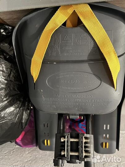 Детское велокресло на раму спереди до 18 кг