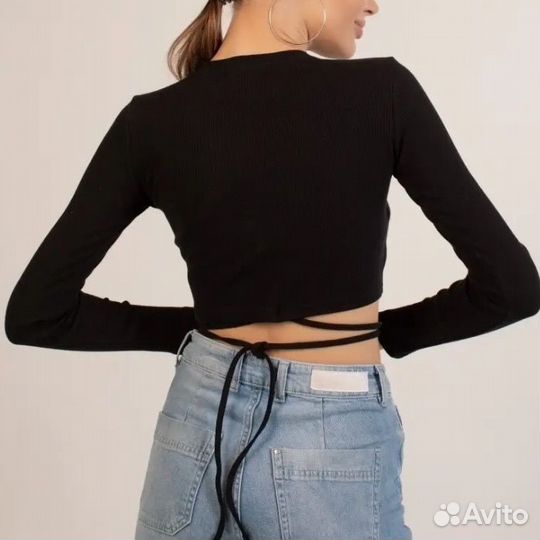 Топ с длинным рукавом