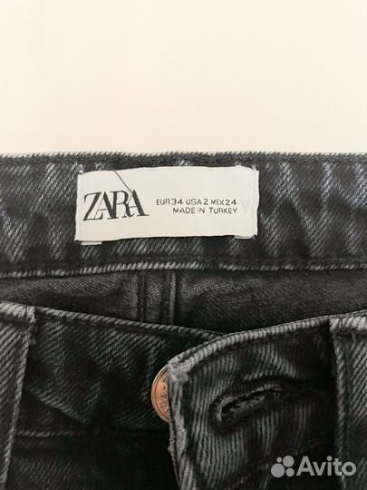 Джинсы zara 34