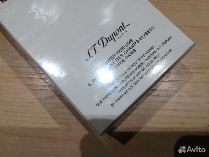 Туалетная вода S T Dupont, Франция