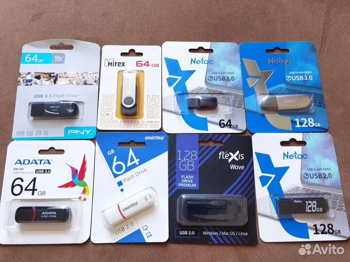 Флешки и карты памяти MicroSD, 128gb/64gb/32gb