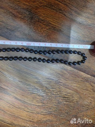 Бусы из натурального жемчуга длинные