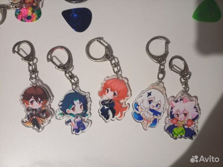 Брелки с геншин импакт/Genshin Impact