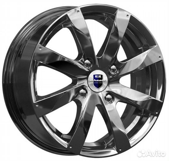 K&K Джемини : 6x15 4*100 Et:45 Dia:54,1 кварц