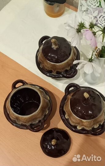 Горшочки глиняные для запекания