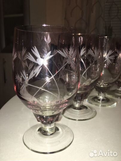 Хрустальные бокалы СССР