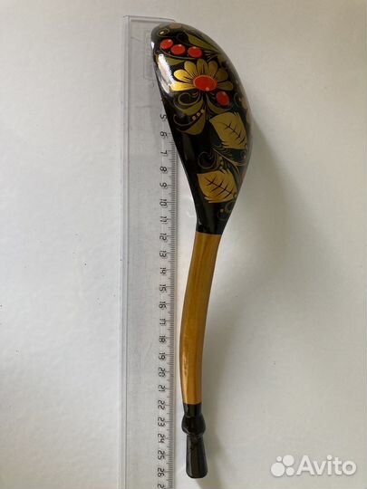 Деревянная ложка хохлома СССР