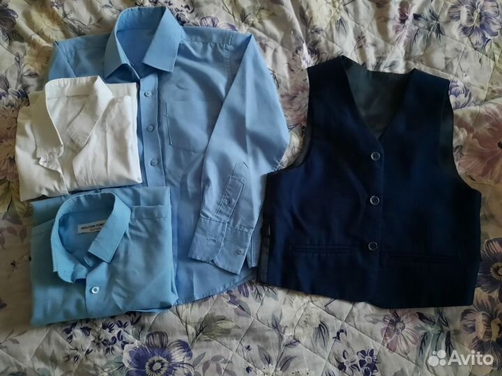 Рубашка школьная 134-152