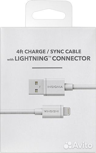 Фирменный кабель iPhone, USB Lighting 122см
