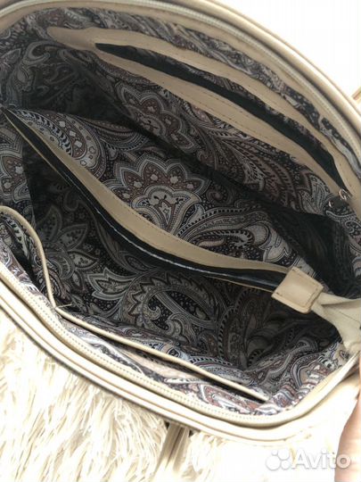 Сумка бежевая