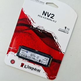 Новый ssd 1 TB Kingston NV2 nvme