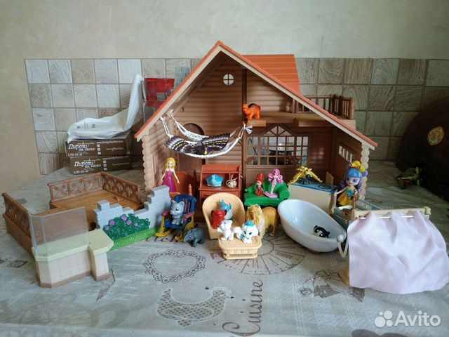 Дом с мебелью sylvanian families