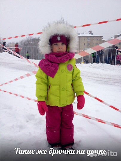 Новый зимний полукомбинезон Luhta,р.92,104