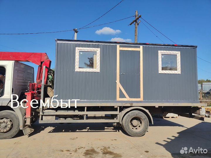 Новый вагончик бытовка с доставкой на манипуляторе