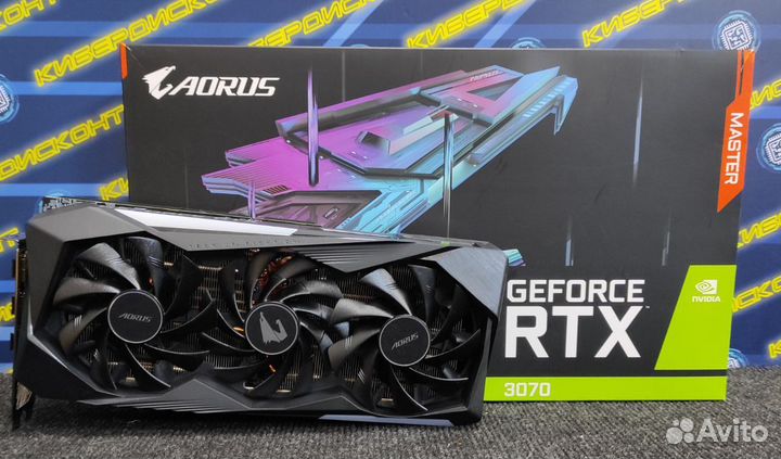 Gigabyte GeForce RTX 3070 master 8G гарантии