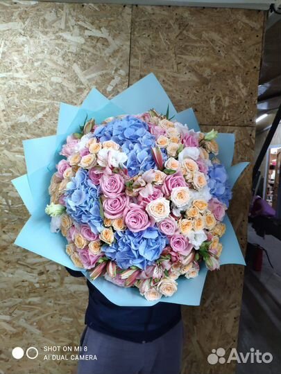 Цветы розы букет