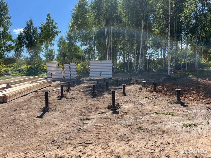 Винтовые сваи установка под ключ