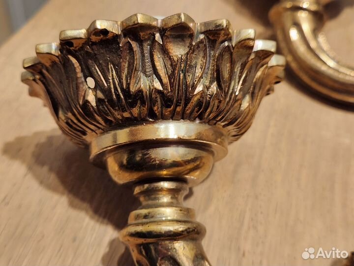 Светильник(часть) 2шт бронза СССР