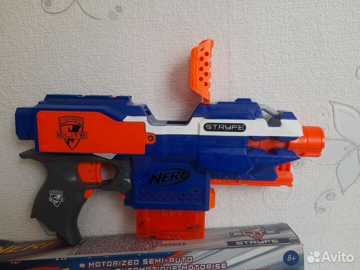 Бластер Nerf Elite Stryfe + 6 снарядов