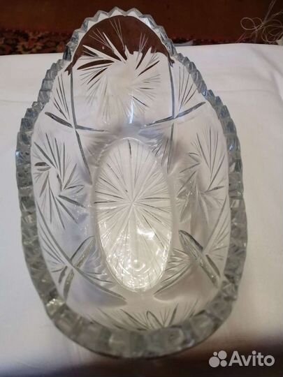 Салатник хрустальный