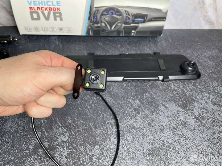 Автомобильное зеркало авторегистратор 2 камеры