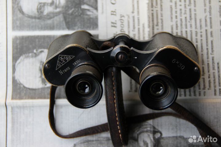 Бинокль 6Х30 Зтм Нквд СССР 1936 год, по войне