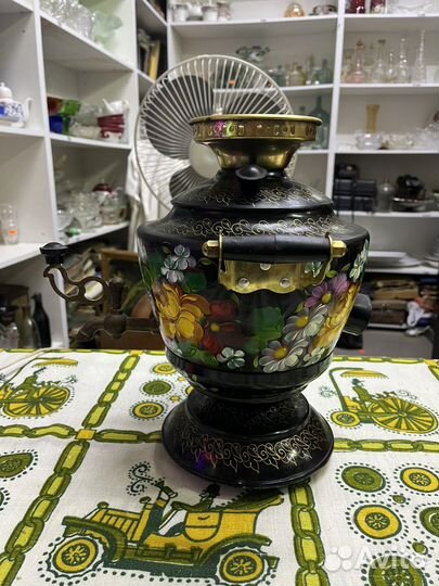 Самовар Расписной 4л Домашний Кухня Быт