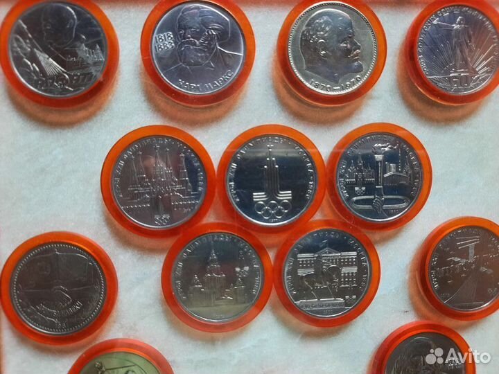 Монеты юбилейные СССР сувенирный набор