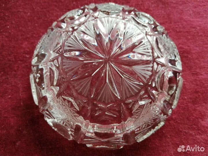 Пепельница хрустальная