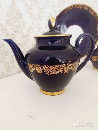Чайный сервиз cobalt лфз СССР