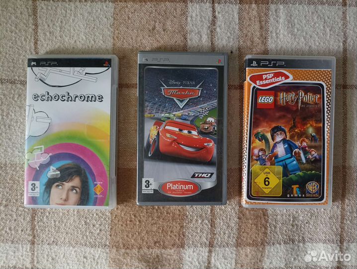 Игры PSP: Тачки, Гарри Поттер, Echocrome