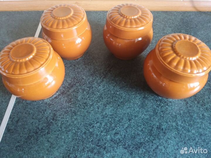 Горшочки для запекания с крышками сссрновые