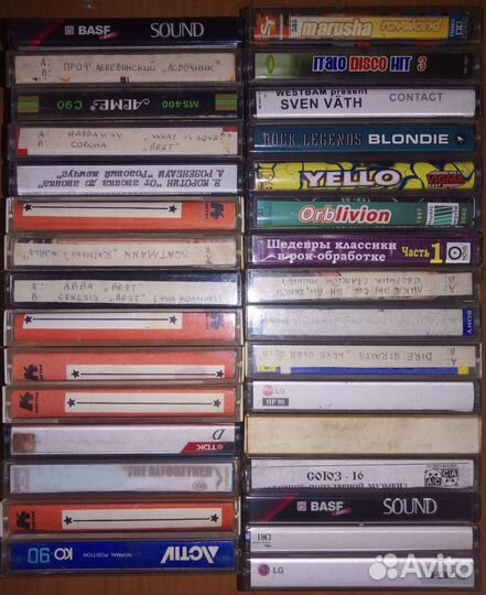 Аудиокассеты с записью